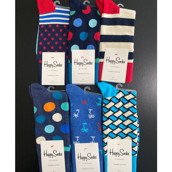 Happy Socks - 6 pairs - NEW - Size: 9-11 LAST ONE! - Picture 9 of 11